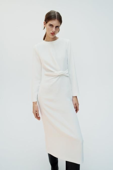 Vestido blanco de Zara