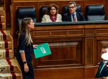 Pleno en el Congreso de los Diputados por la ley de Amnistía Miriam Nogueras Felix Bolaños