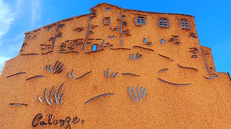 Exterior del crucero de la Ermita de Santa Fe de Calonge
