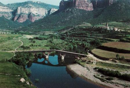 Puente de Sant Romà de Sau en 1963.