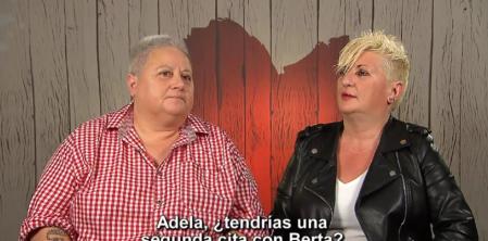 Adela y Berta en 'First Dates'