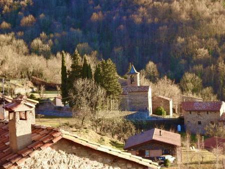 El pueblo de Bruguera, en la Vall de Ribes.