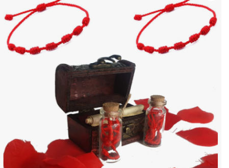 Pulseras de hilo rojo del destino