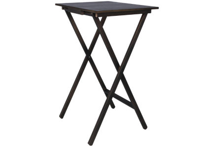 Mesita auxiliar plegable madera wengue