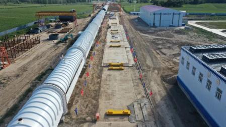 Obras de infraestructura para probar la eficacia del tren supersónico chino