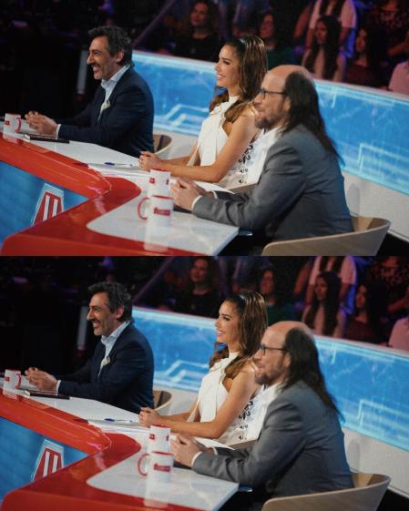 Pilar Rubio junto a sus compañeros de jurado en 'El Desafío'