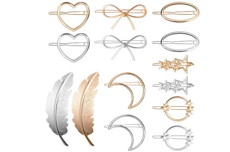 14 horquillas para el pelo de metal