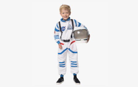 Disfraz de astronauta para niños.