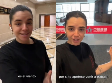 La creadora de contenido hace un tour por todo su edificio