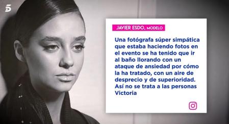 El programa 'Socialité' recogió un testimonio que aseguraba que Victoria Federica había provocado a una reportera un ataque de ansiedad.
