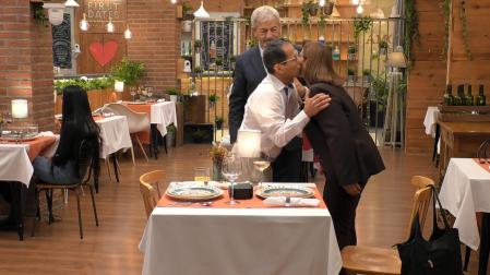Heriberto y Noralba en 'First Dates'