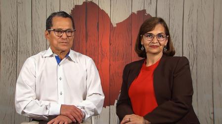 Heriberto y Noralba en 'First Dates'