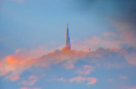 Sant Pere Màrtir bajo el influjo inspirador del viento.