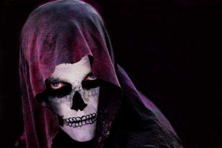 Estatua humana de la Rambla.