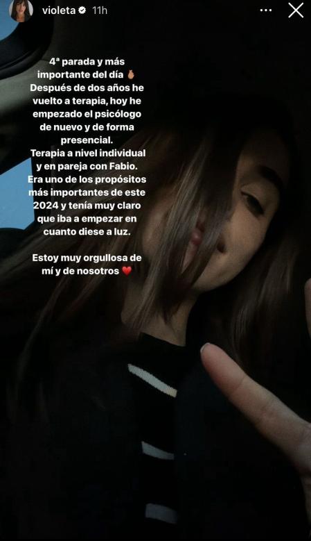 Violeta Mangriñan se sincera en sus redes