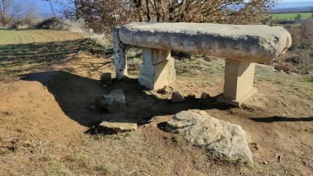 El dolmen de la Mare de Déu del Miracle.