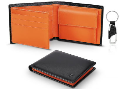 Cartera para monedero con bloqueo RFID