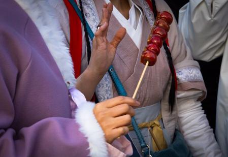 Degustaciones en el Año Nuevo Chino en Barcelona.