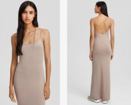 Vestido largo de tirantes