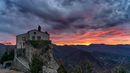 Amanecer en Bellmunt.