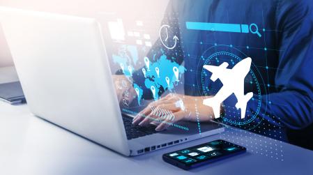 La búsqueda de un vuelo requiere tiempo