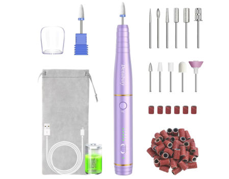 Torno para quitar el esmalte semipermanente de las uñas