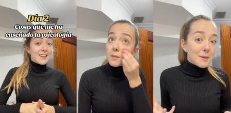 Una chica explica qué ha aprendido al estudiar psicología (TikTok)