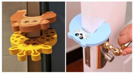 12 Clips protectores puerta dedos HOMYBABY®