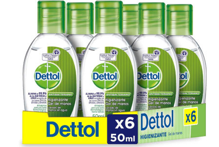 Gel hidroalcohólico Dettol