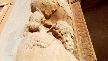 Fachada de la iglesia de Sant Martí de Maldà.