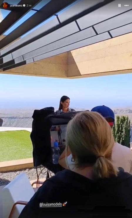 Acto seguido, compartía otra imagen de su trabajo.