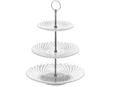 Frutero pastelero de cristal