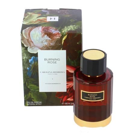 Burning Rose de Carolina Herrera con embalaje exclusivo de la obra de Anna Ruyshc