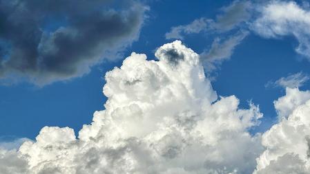 Cumulonimbus en Sant Antoni de Vilamajor.