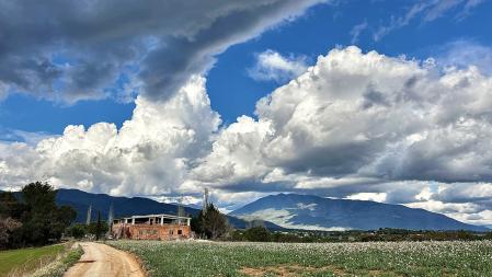 Cumulonimbus en Sant Antoni de Vilamajor.