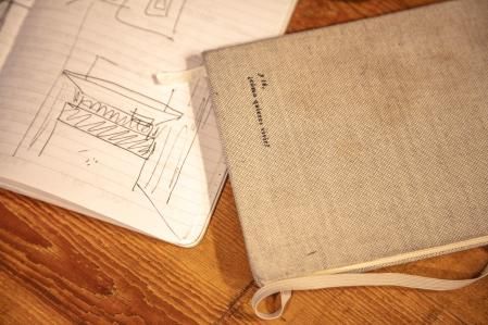 Bárbara Aurell invita a sus clientes a apuntar sus ideas y sueños de vida en un cuaderno, como hace ella misma