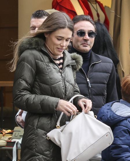 Ana Soria and Enrique Ponce in Madrid. February 11 2024