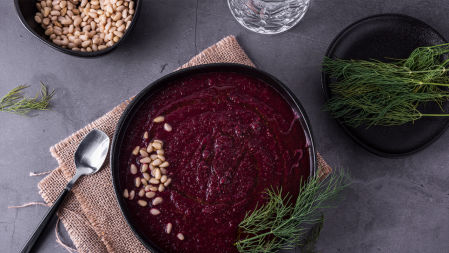 Cómo hacer gazpacho de remolacha