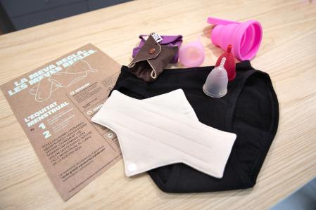 Campaña para el uso de productos menstruales reutilizables