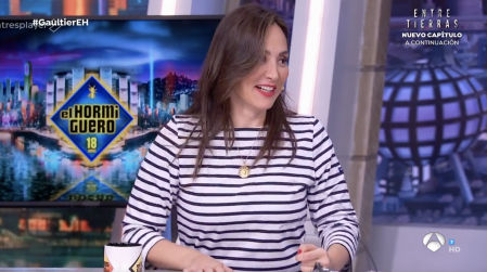 Tamara Falcó durante la tertulia de actualidad de 'El Hormiguero'