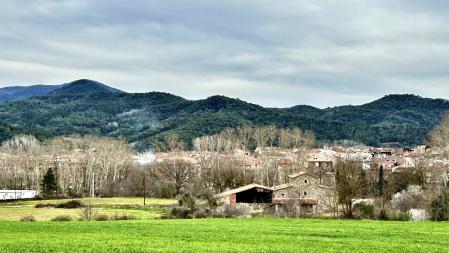 Campos cada vez más verdes en Sant Celoni, en el Vallès Oriental.