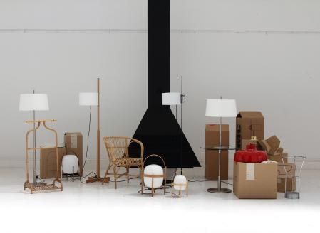 Bodegón con distintas creaciones de Miguel Milá