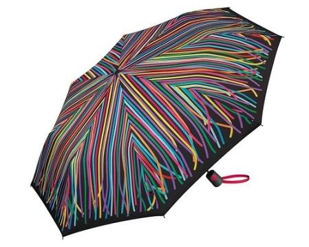 Paraguas de bolsillo multicolor de Benetton