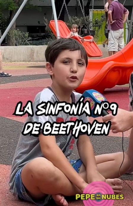 El pequeño se declara fan de Beethoven