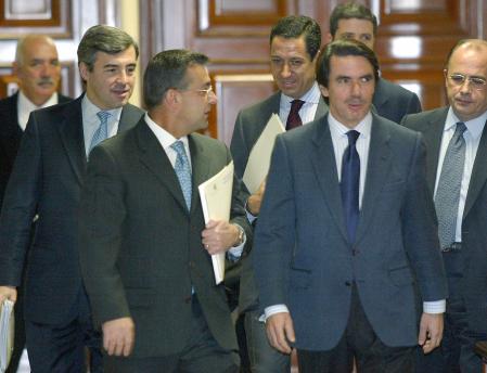COMISION DEL 11-M EN EL CONGRESO DE LOS DIPUTADOS COMPARECENCIA DE JOSE MARIA AZNAR   FOTO DANI DUCH   XUP   LV    MAD 29/11/04