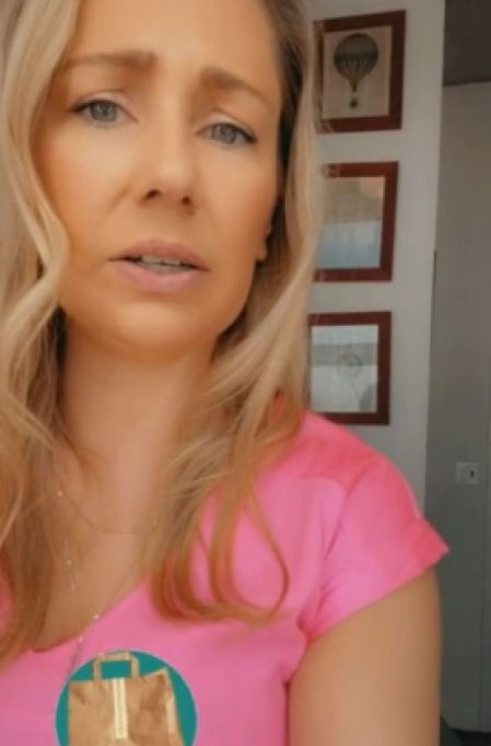 Leslie se llevó el trozo de carne