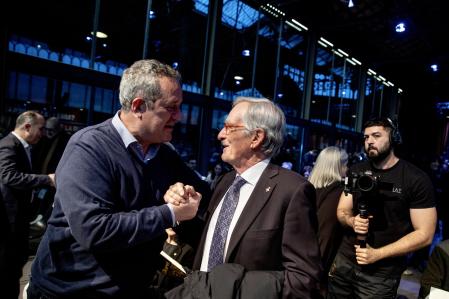 Joaquim Forn saluda Xavier Trias