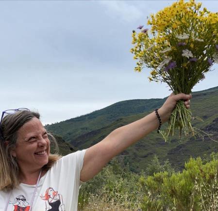 Sussy Balboa, en la aldea de Galicia donde vive con su madre