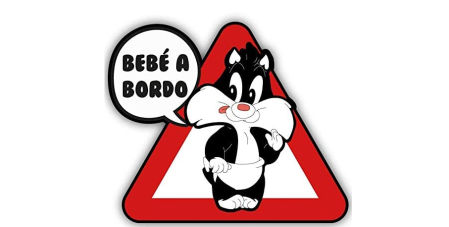 Pegatina de vinilo con Silvestre