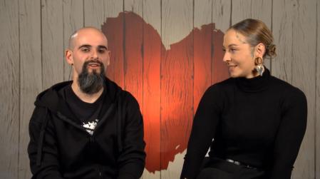 Rubén y Amaya en 'First Dates'